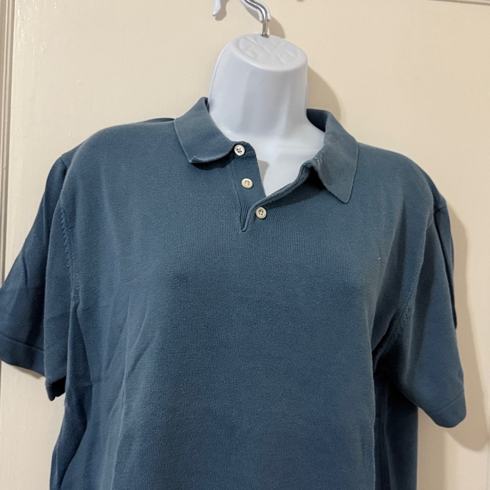 Banana Republic 100% Cotton Polo Top - Picture 2 of 16